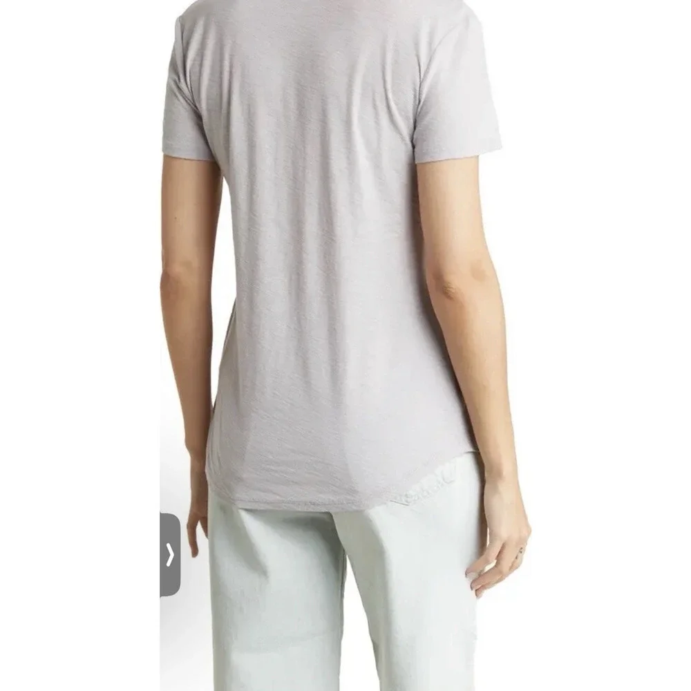 NWT JamesPerse 100% Cotton Crewneck Tee Sz3(L) Taupe Gray Minimalist Capsule - Picture 2 of 8